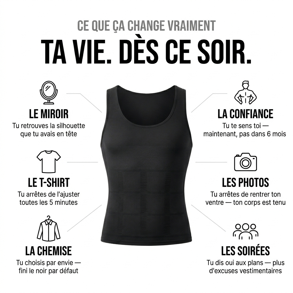 Le débardeur qui te rend ton reflet en 30 secondes